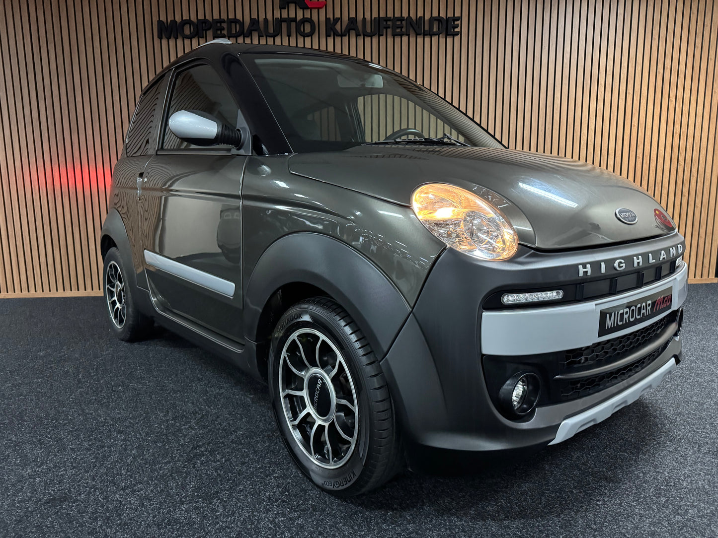 Microcar Mgo Highland KLIMA | leiser DIC Motor | 45 km/h | Innerhalb 250 KM Kostenlose Lieferung | Mopedauto | Leichtmobile | Aixam | Microcar | Ligier