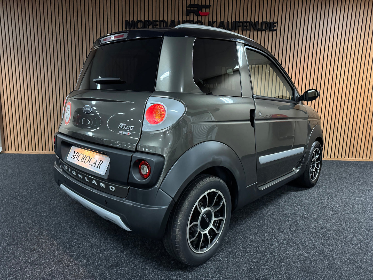 Microcar Mgo Highland KLIMA | leiser DIC Motor | 45 km/h | Innerhalb 250 KM Kostenlose Lieferung | Mopedauto | Leichtmobile | Aixam | Microcar | Ligier