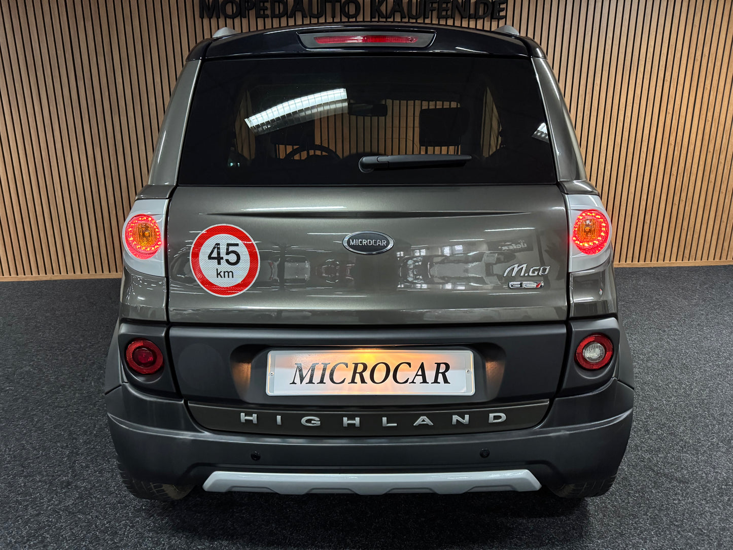 Microcar Mgo Highland KLIMA | leiser DIC Motor | 45 km/h | Innerhalb 250 KM Kostenlose Lieferung | Mopedauto | Leichtmobile | Aixam | Microcar | Ligier
