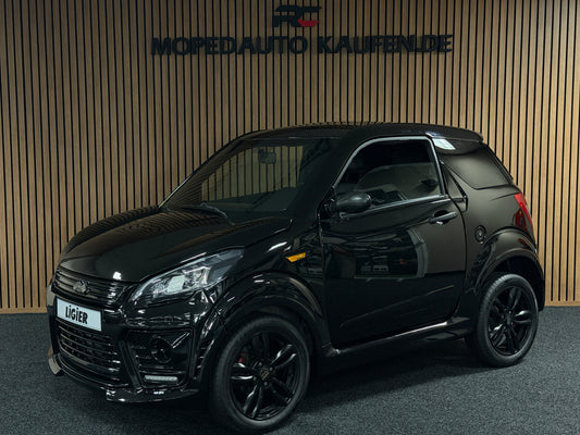 Ligier JS50 Sport | Servo | KLIMA !! | Apple Carplay / Black on Black | 8 PS leiser DCI Motor | 45 km/h | Innerhalb 250 KM Kostenlose Lieferung | Mopedauto | Leichtmobile