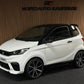 Aixam GTO Sport Weiß | 8 PS Kubota Motor | 45 km/h | Rückfahrkamera / Apple Carplay / Blaue Sicherheitsgurte / GTO Sportsitze | Innerhalb 250 KM Kostenlose Lieferung | Mopedauto | Leichtmobile