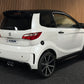 Aixam GTO Sport Weiß | 8 PS Kubota Motor | 45 km/h | Rückfahrkamera / Apple Carplay / Blaue Sicherheitsgurte / GTO Sportsitze | Innerhalb 250 KM Kostenlose Lieferung | Mopedauto | Leichtmobile