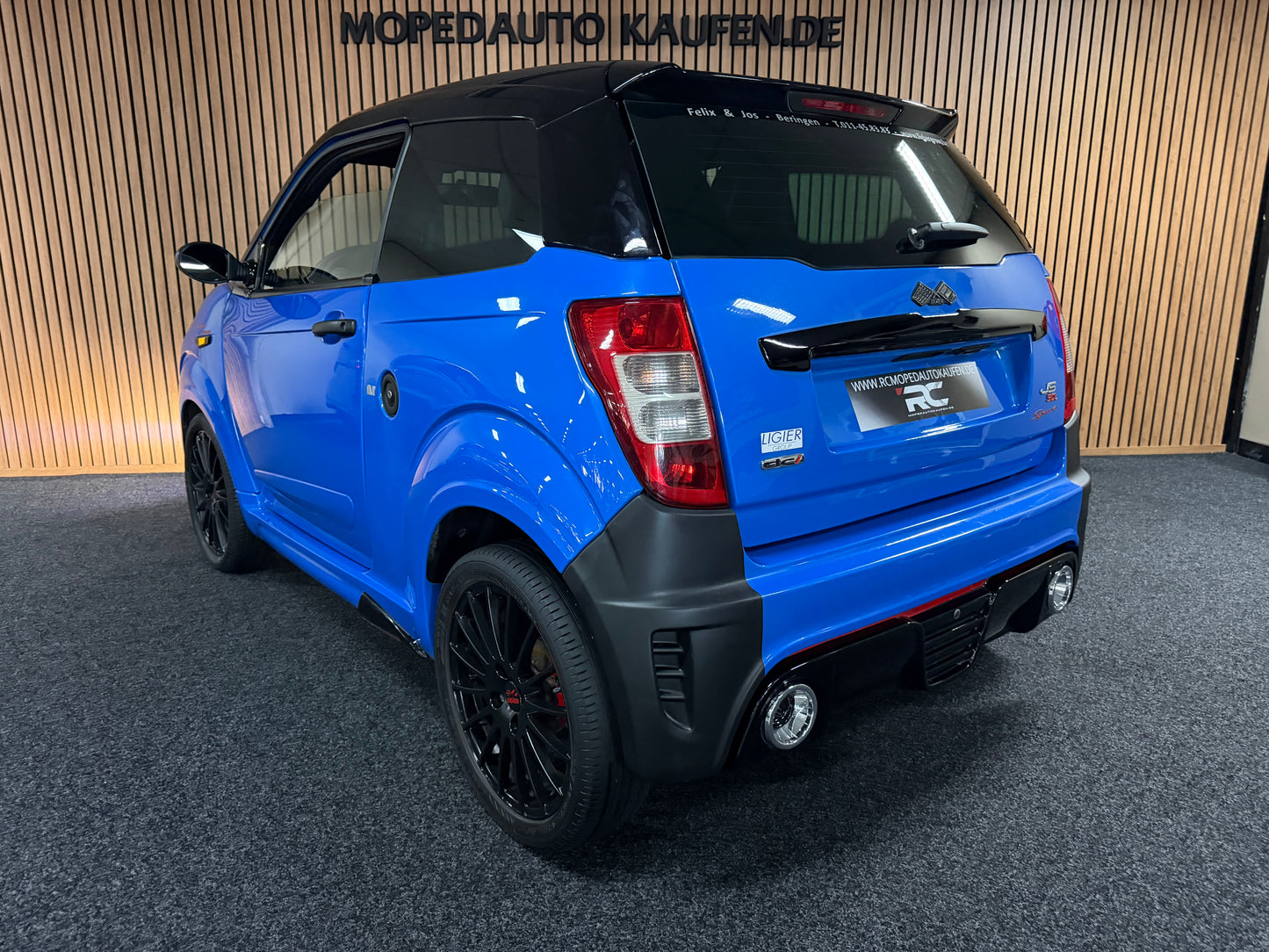 Ligier JS50 Ultimate Sport | Klimaanlage | 8 PS leiser DCI Motor | Rückfahrkamera | 45 km/h | Rückfahrkamera | Innerhalb 250 KM Kostenlose Lieferung | Mopedauto | Leichtmobile