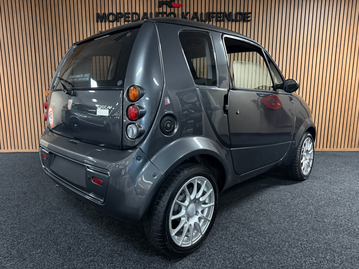 Grecav Sonique | Aluminium carrosserie | leiser DCI Motor | offenes dach | 45 km/h | Innerhalb 250 KM Kostenlose Lieferung | Mopedauto | Leichtmobile