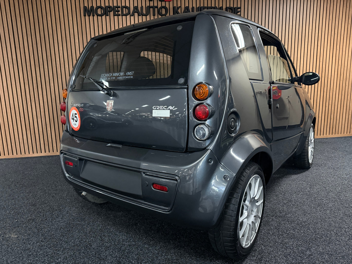 Grecav Sonique | Aluminium carrosserie | leiser DCI Motor | offenes dach | 45 km/h | Innerhalb 250 KM Kostenlose Lieferung | Mopedauto | Leichtmobile