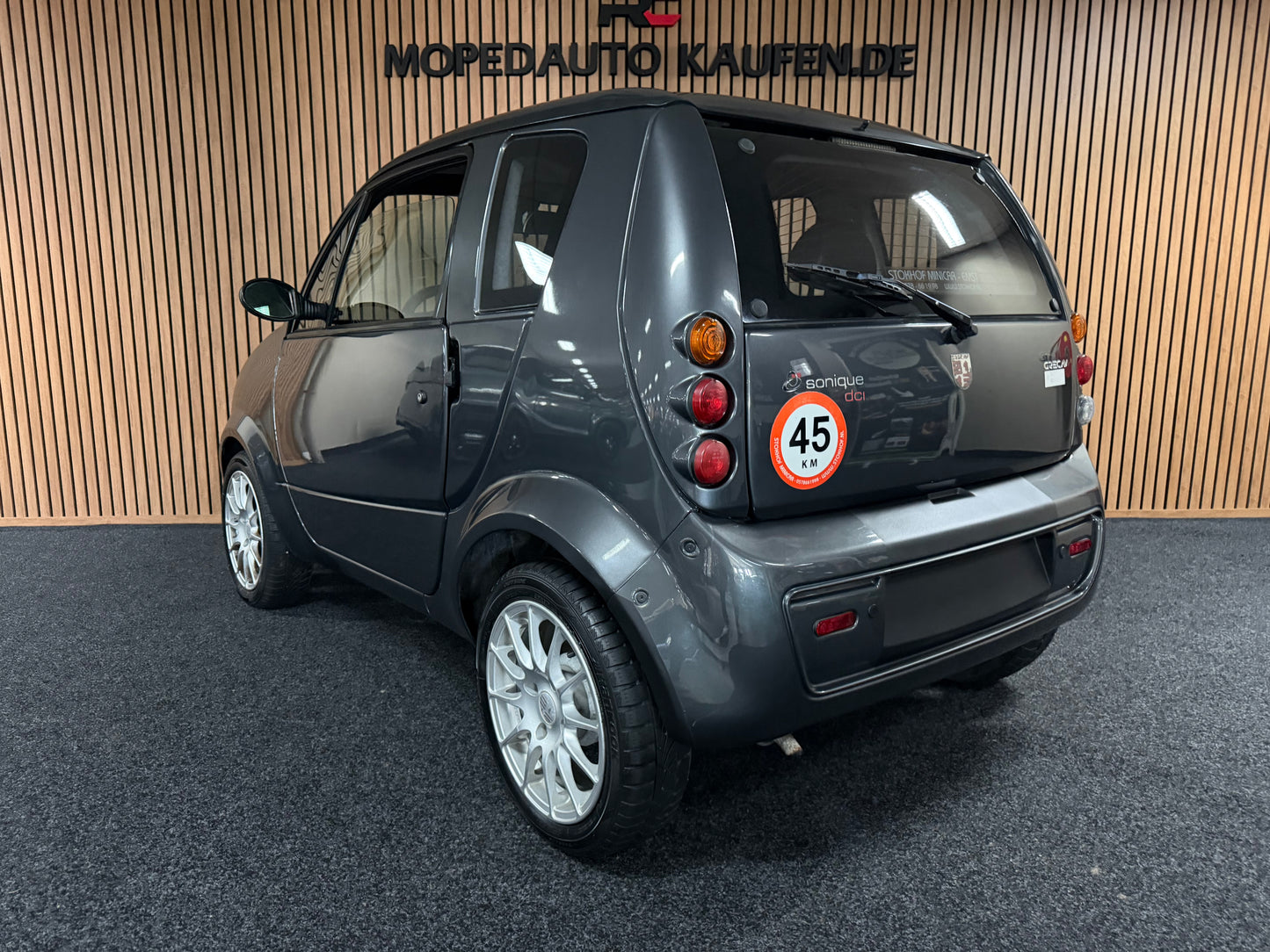 Grecav Sonique | Aluminium carrosserie | leiser DCI Motor | offenes dach | 45 km/h | Innerhalb 250 KM Kostenlose Lieferung | Mopedauto | Leichtmobile