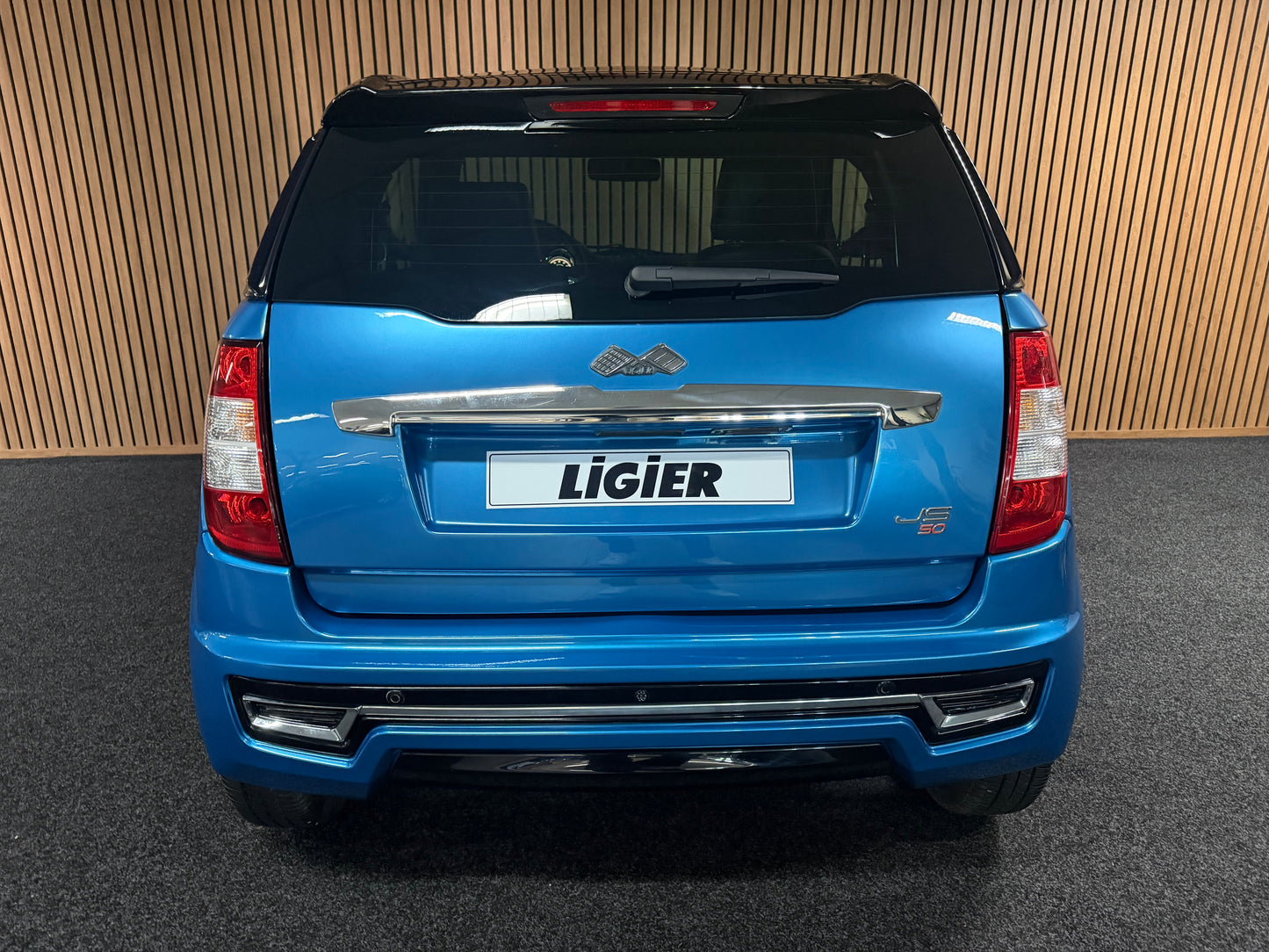 Ligier JS50 Sport Blau | 1. Besitzer | Rückfahrkamera | 8 PS motor | 45 km/h | Innerhalb 250 KM Kostenlose Lieferung | Mopedauto | Leichtmobile