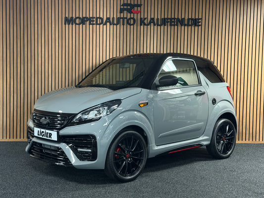 Ligier JS50 Ultimate Sport | Servo | 8 PS leiser DCI Motor | Ambilight | Rückfahrkamera | Apple Carplay/Android | 45 km/h | Innerhalb 250 KM Kostenlose Lieferung | Mopedauto | Leichtmobile