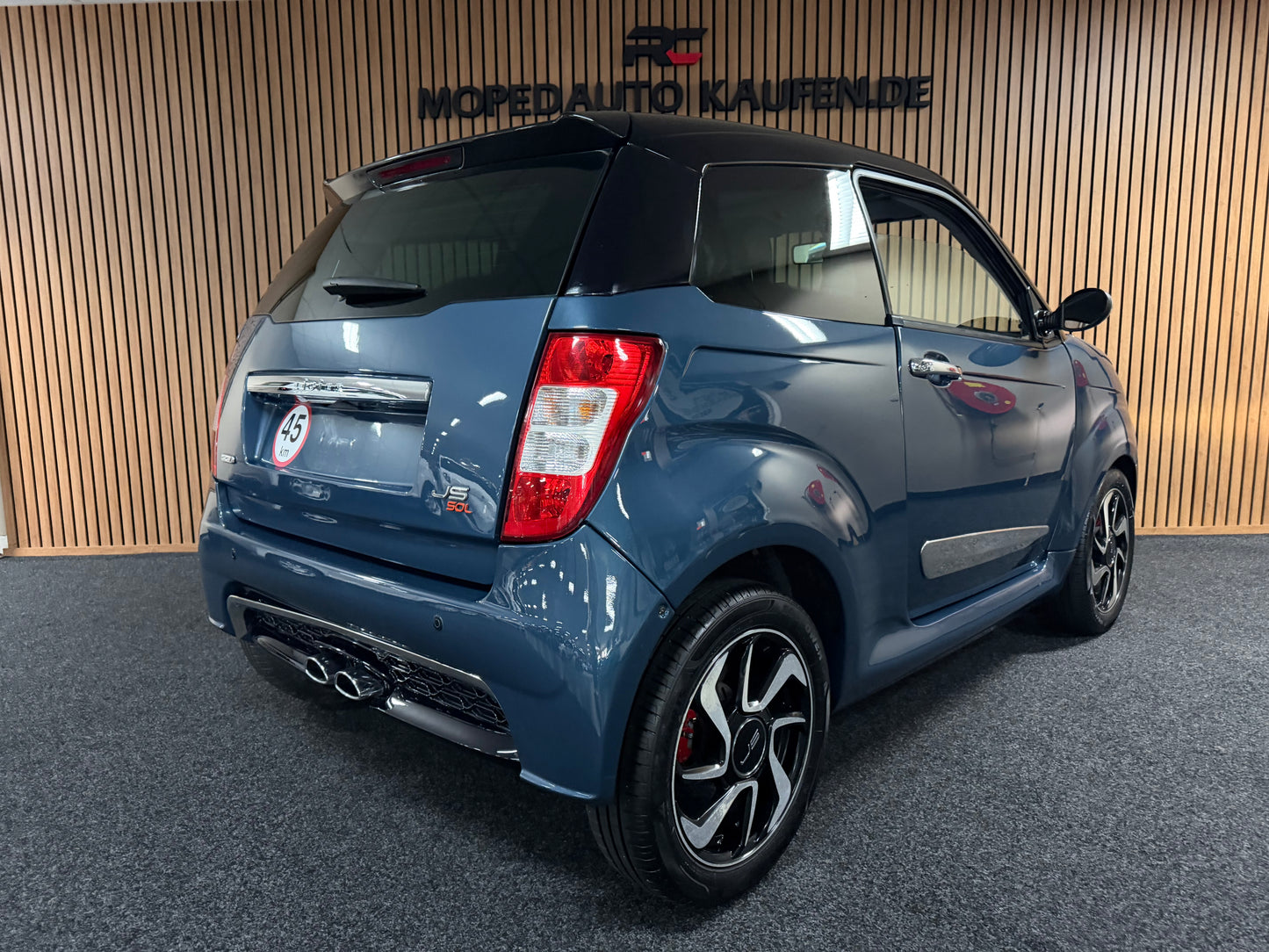 Ligier JS50 Blueline | Gepflegt | leiser DCI Motor | 45 km/h | Innerhalb 250 KM Kostenlose Lieferung | Mopedauto | Leichtmobile