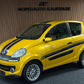 Microcar M.GO F8 Sport Gold | leiser DCI Motor | 45 km/h | Innerhalb 250 KM Kostenlose Lieferung | Mopedauto | Leichtmobile