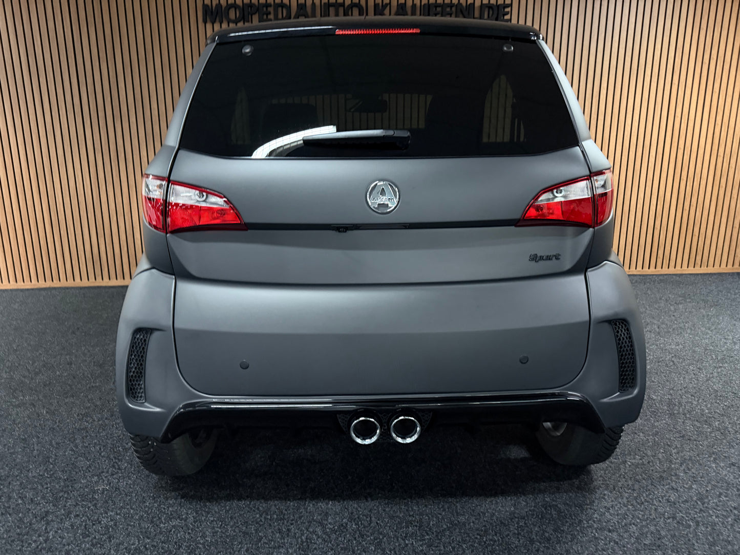 Aixam City Sport Mattgrau  | 8 PS Kubota | Rückfahrkamera | Multi-Media Touch | 45 km/h | Innerhalb 250 KM Kostenlose Lieferung | Mopedauto | Leichtmobile
