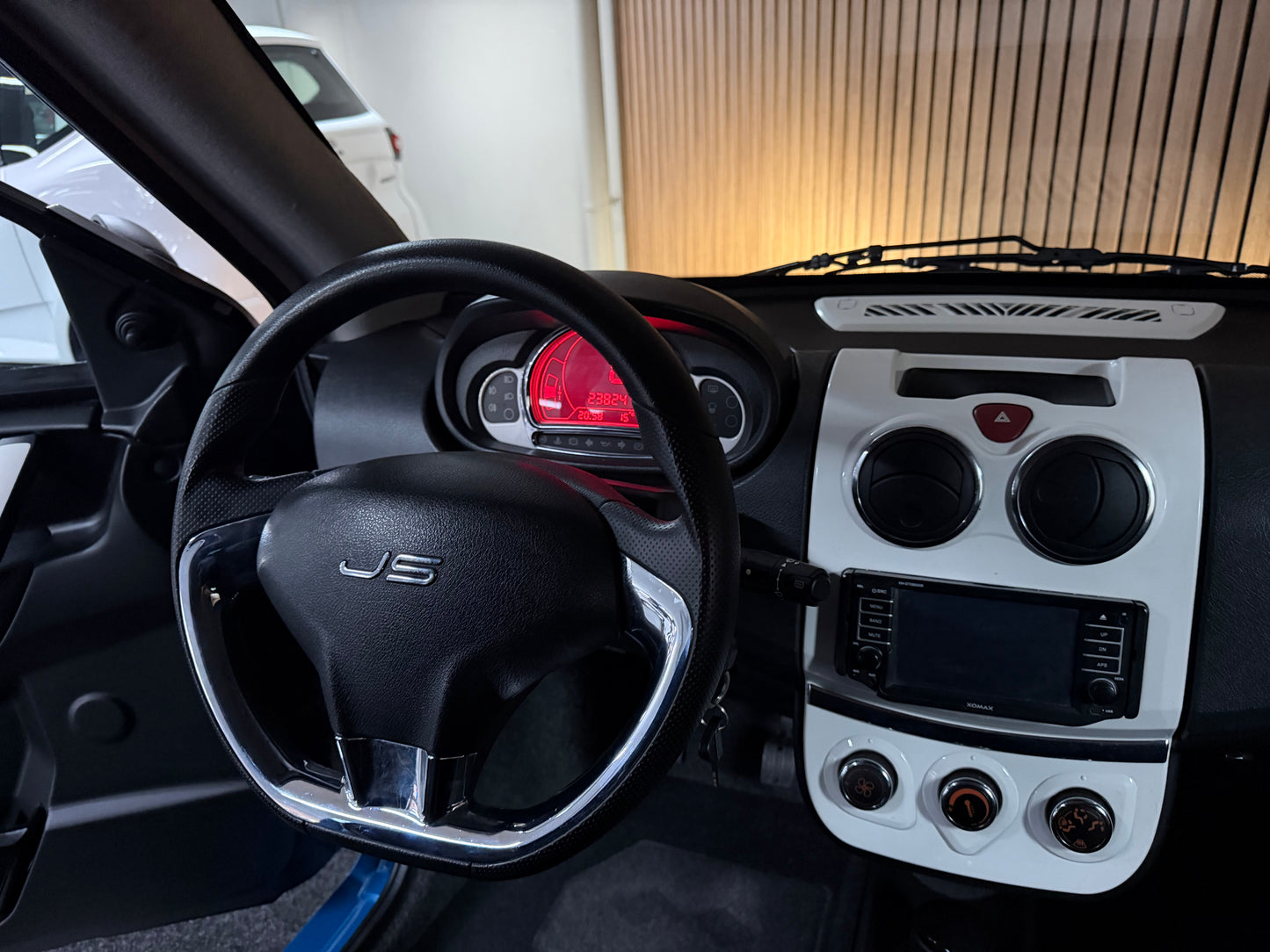 Ligier JS50 Blueline | Chrome Edition | leiser DCI Motor | 45 km/h | Innerhalb 250 KM Kostenlose Lieferung | Mopedauto | Leichtmobile